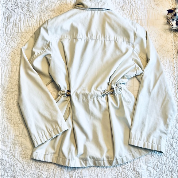 Mackintosh New England Asphalt colored Rope Tie All season jacket size small - Picture 7 of 14